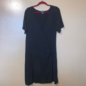 Forever 21 3X Black wrap dress